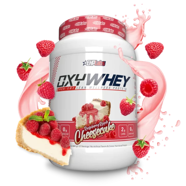 EHP LABS OXYWHEY LEAN STRAWBERRY RIPPLE CHEESCAKE